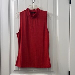 Red Sleeveless Top